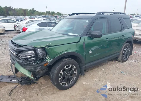 2024 Ford Bronco Sport Outer Banks z USA, uszkodzony, nr VIN 3FMCR9C64RRE04287